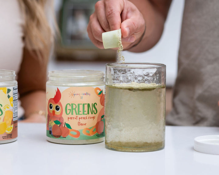 parrot peach ring greens