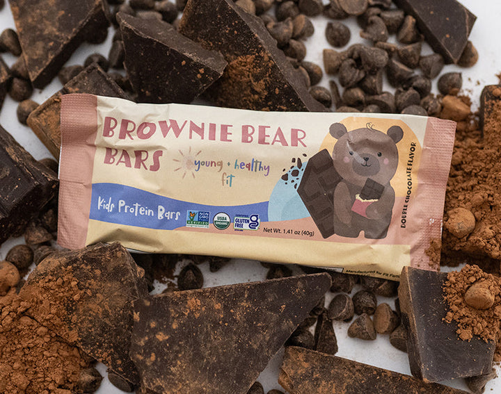 Young + Healthy Fit Brownie Bear Bar Single Protein Bar
