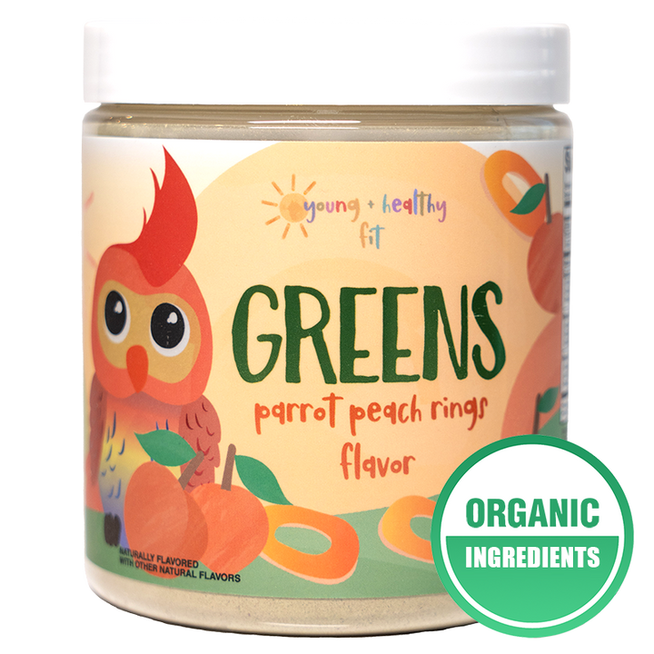 parrot peach ring greens