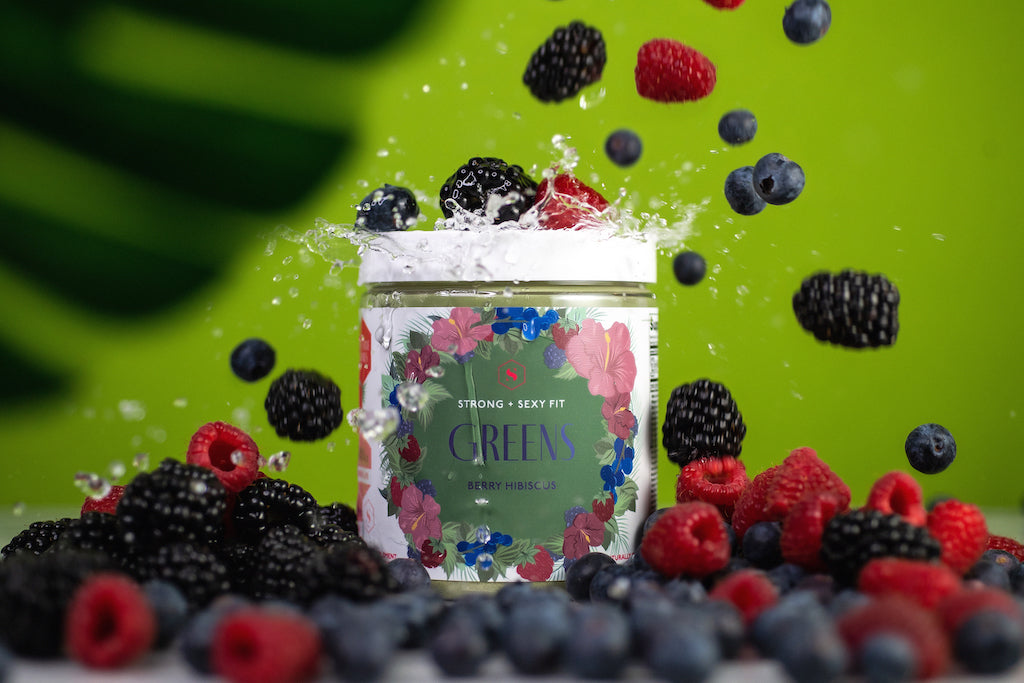 Greens Berry Hibiscus. Strong + Sexy Fit Product